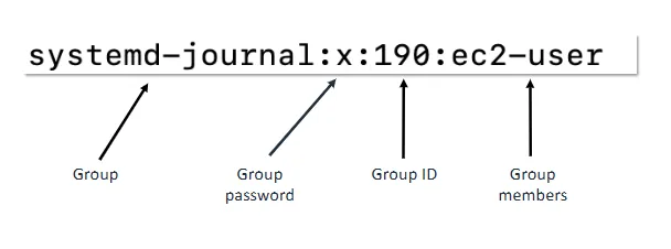 data group di /etc/group