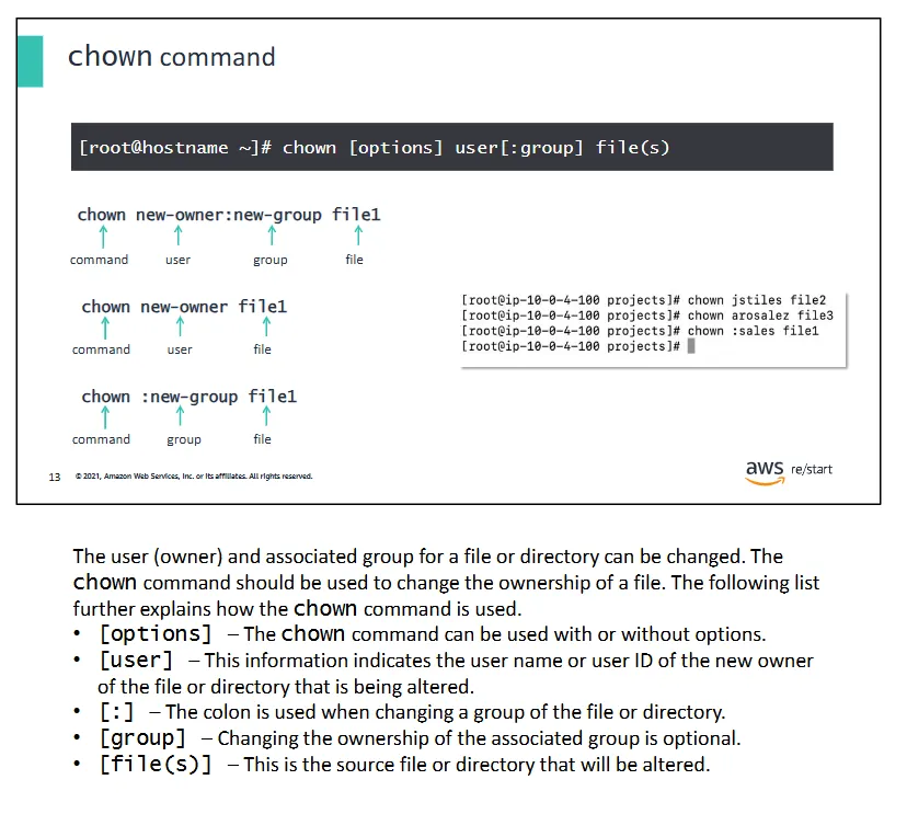 chown