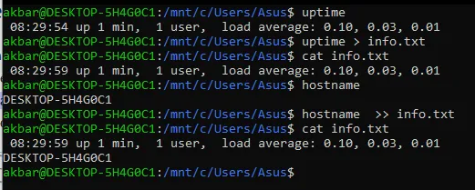 hasil dari syntax diatas